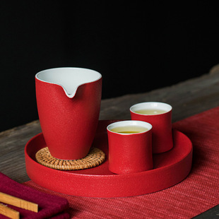 不单典雅 悦心精品公道杯功夫茶具茶海 陶瓷分茶器均杯茶道公杯