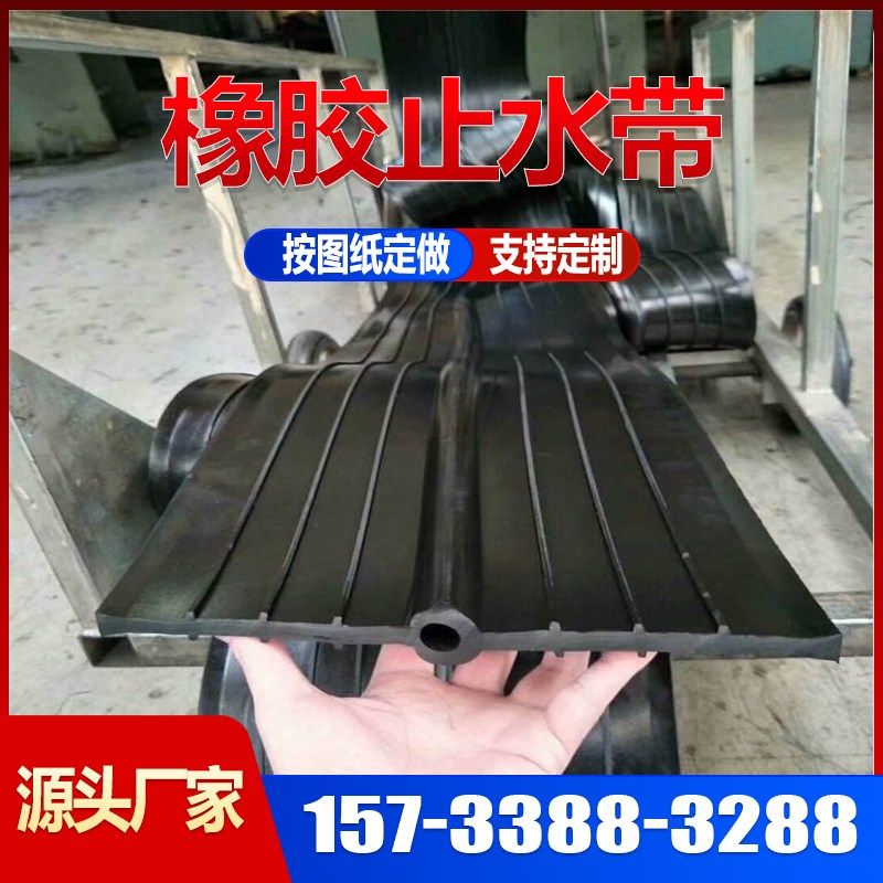 橡胶止水带651型中埋式钢边式外贴式国标背贴式652型300/6/8闸门P
