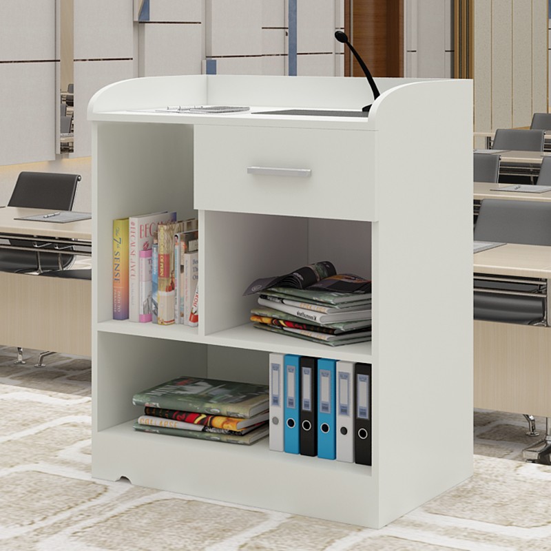 讲台桌主持发言台小型迎宾台咨询台前台接待台主席台多媒体演讲台