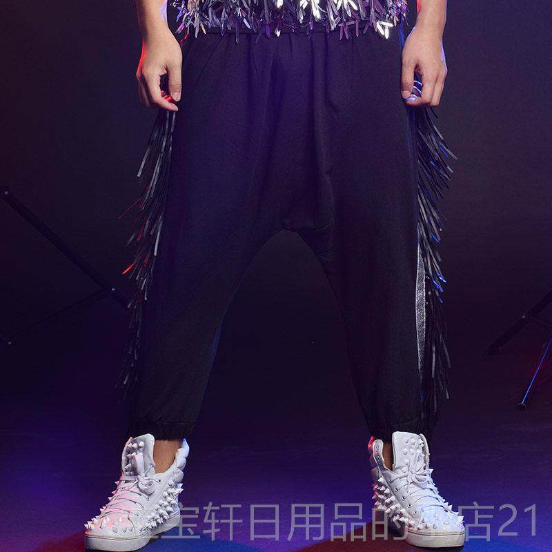 高档酒演吧夜店歌主持人服舞蹈架子出鼓DJ男手另类个性潮流亮片背