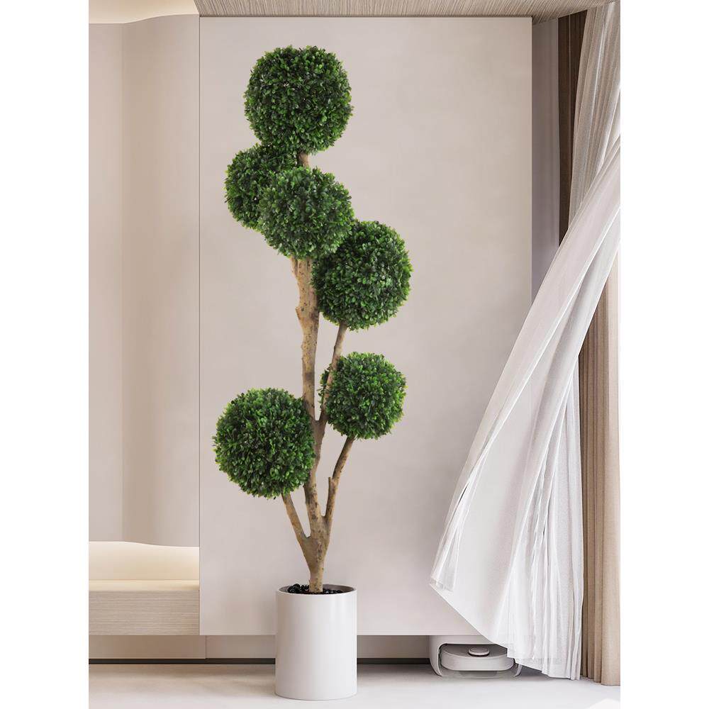 植物型假树米兰球植物创意内客厅落地栽盆装饰盆景造室景F77MT878