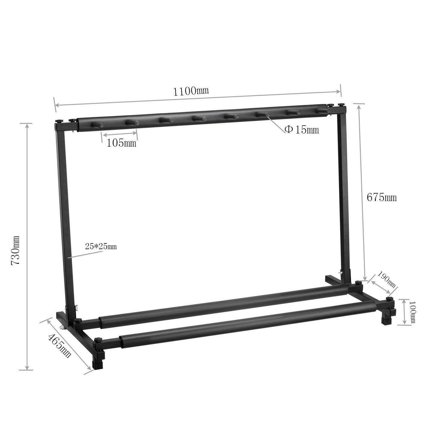 他全折叠款7头吉架吉VKE电木他架7把吉他展示架7guitarnstads