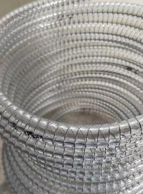 明耐透高温6℃钢丝螺旋增0强软管加厚抗老化吸料抽水1耐油钢UJO丝