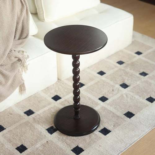 式复古美TKO实木几小茶几客法式厅沙发边角几床头桌阳台休闲桌子