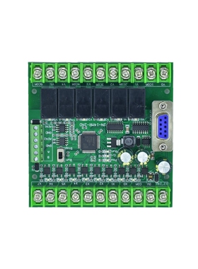 国产plc工控板编程控制器fx2n-10/14/20/24/30/mr/mt带485模拟量