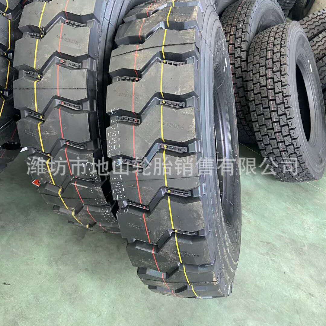 全钢丝载重轮翻斗车 渣土车 1200R20 PR20层级加强型大块花纹