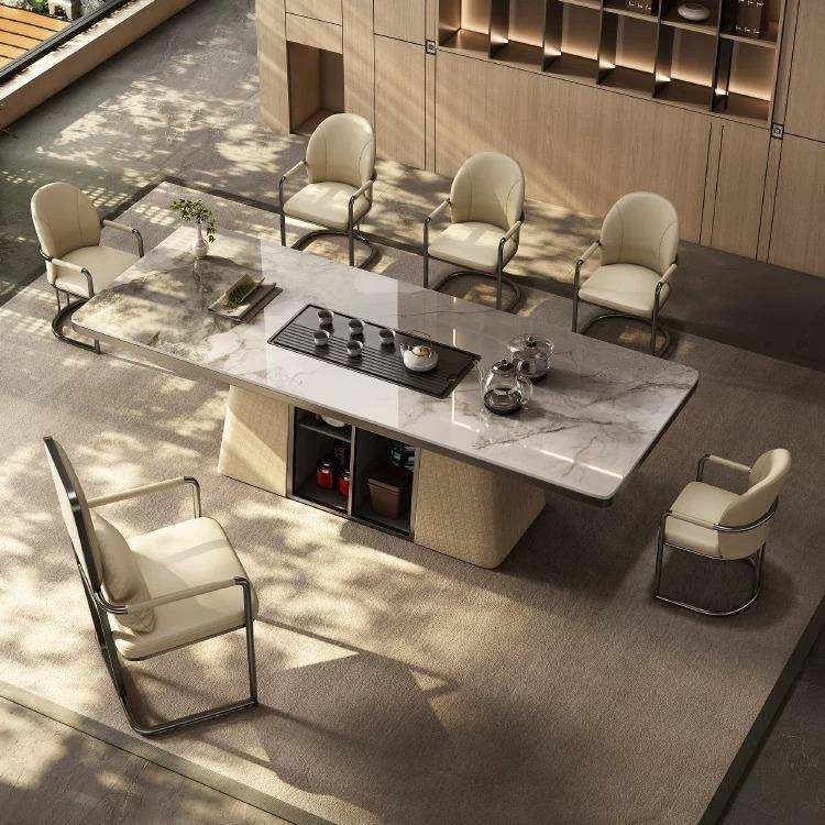 现代办公VSS茶桌一茶台体桌会客室洽谈办公喝室茶岩板茶台桌椅组,商业/办公家具,茶台/茶桌,淘宝优惠券,粉丝福利购,淘宝优惠卷