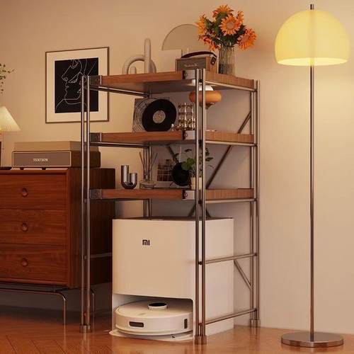 地阳台厨房置架多层收纳落卧室客物KHY厅书架家用式微波炉日储物