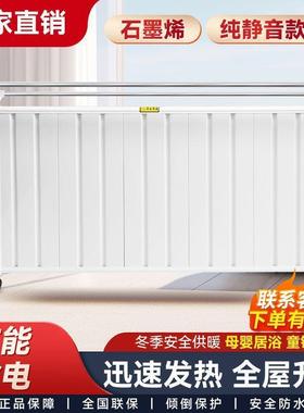 石墨烯暖器家用取暖电碳维双面取暖器省电节能纤壁挂VRU暖移动电