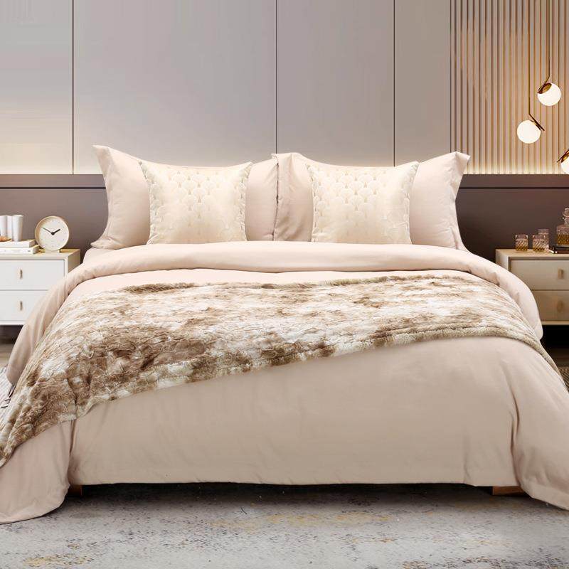 中式软装RTM配搭多件套时尚板间床新示品样板房展摆场搭配酒店别