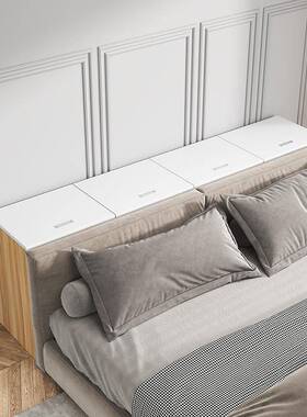 YF969SMTJ^实木隙床头柜墙窄柜子床柜尾缝柜长条床边柜榻靠榻米夹