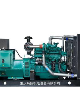 大上海乾能300kwQN13H340柴油发室电机组小区地下机发电300千瓦功