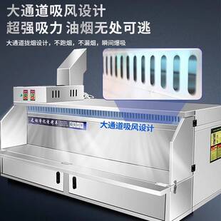 三轮车载烧烤车油烟净化器溜达串无烟环保移动夜市摆摊台式炉商用