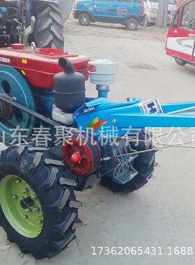厂家销柴手扶拖拉机柴油手直扶旋耕机15常马力多功OTS能犁地机