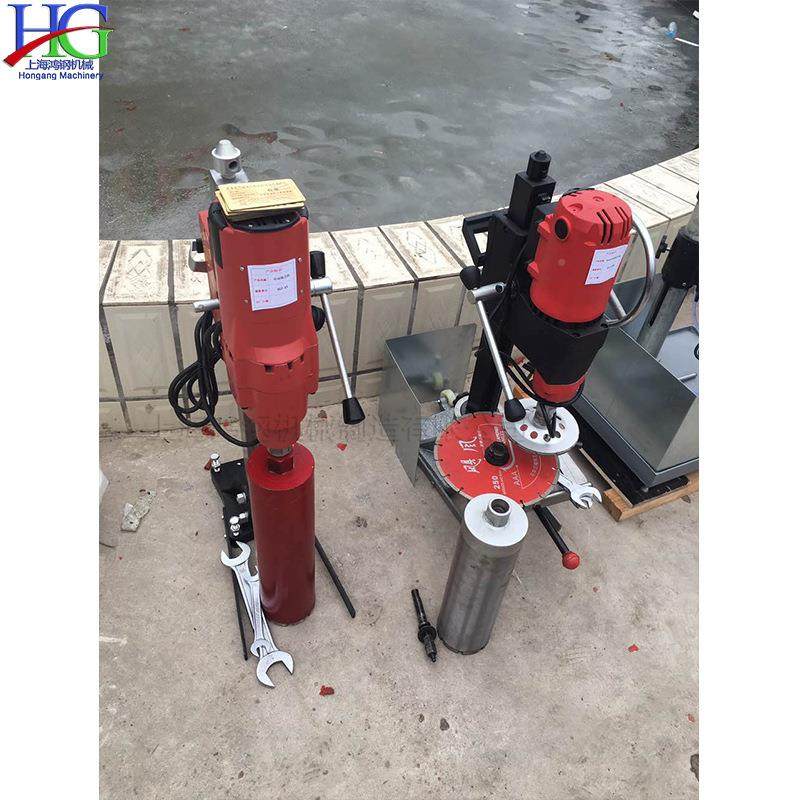 汽动力土混凝钻孔机NKX混凝土芯油钻机交通防护栏杆钻取孔