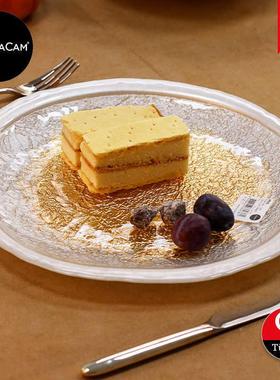 ARD果ACAM家进PVV口无食铅玻璃果盘创意金沙果兜沙拉水冷摆盘酒店