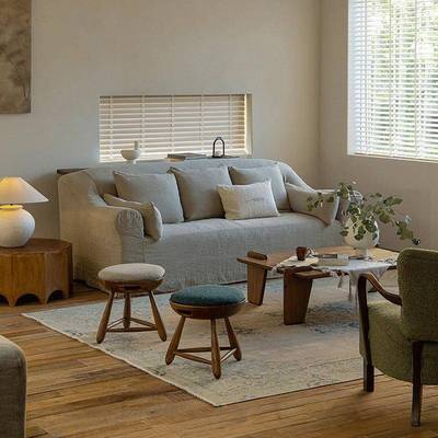 中复刻设功计师中古凳乌古金木小JRD凳子复矮凳多能置古物边几