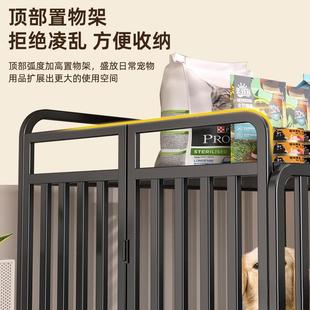 ⭐狗笼子狗大型犬中型带厕所家用内金毛室折叠加笼NAB固方管宠物窝