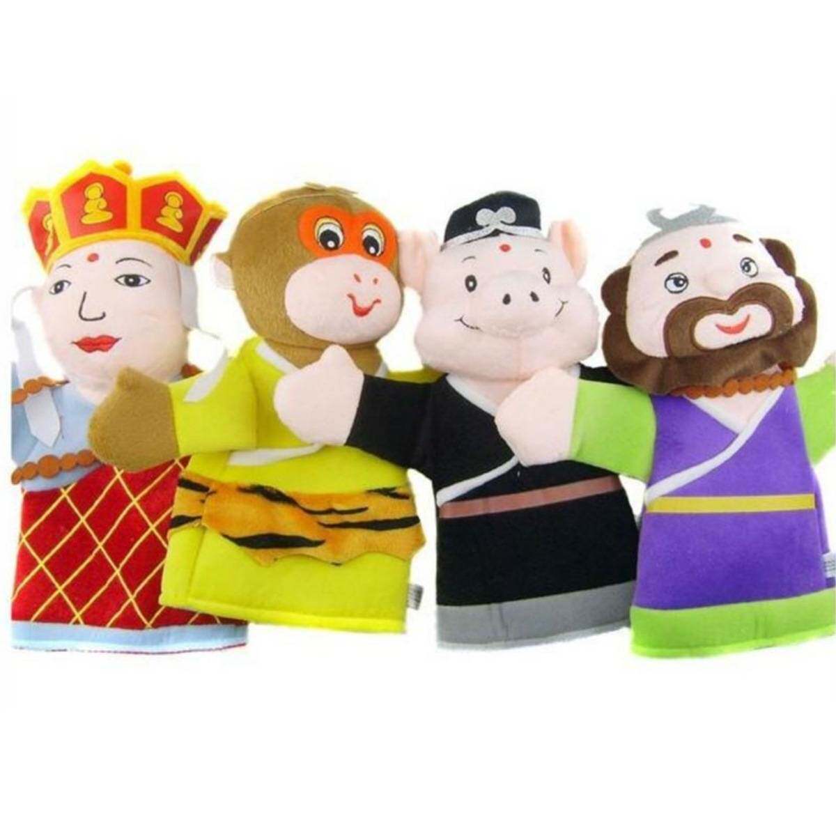 早教幼儿园亲子互动手指玩偶 西游记手偶 讲故事手偶 孙悟空