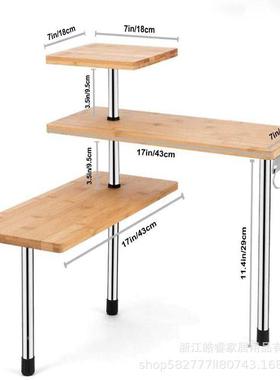 调料置物架厨房架55211纳子家台面油盐酱醋收窄转角调品味调料架