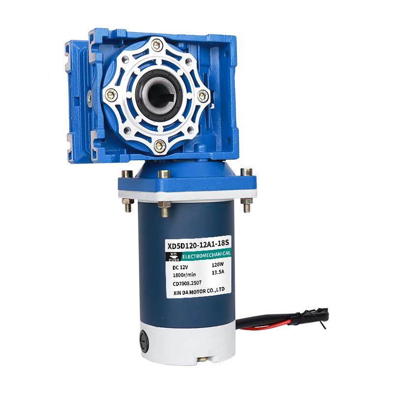 调速电机120W直流速机RV40断电自FJJ锁大力矩2电V12减4V微型小马