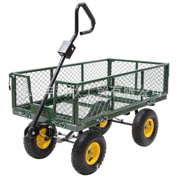 园儿童木419质平板手商拖产车婴儿推车货物工花具车亚马逊易贝电