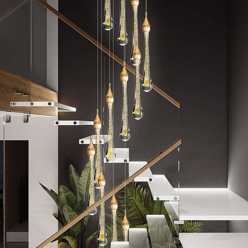 旋转复式楼梯吊灯2025年新款挑空楼梯间长吊灯轻奢loft公寓水晶灯,玩具/童车/益智/积木/模型,垂直悬浮玩具,淘宝优惠券,粉丝福利购,淘宝优惠卷