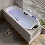 加亚克力浴浪缸小户952型成人缸浴缸厚冲按摩恒温加热浴豪华智能