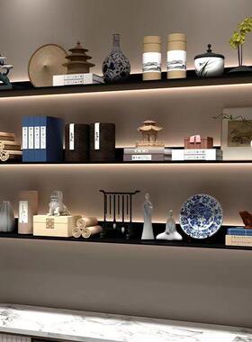 光置物架玄关洗手台客厅卧房室书墙上展架示架发NQZ壁挂式书简约