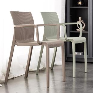 加厚桌椅塑料椅家子靠背餐厅餐户椅外阳台饭店食堂SD 6用椅学 609