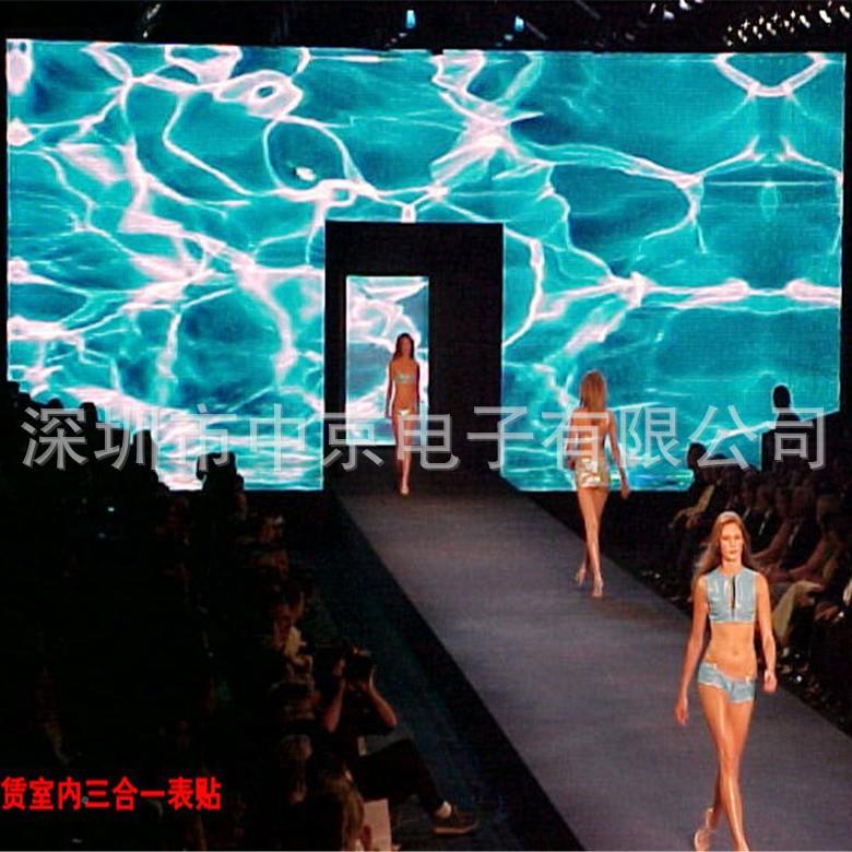 全高清4礼堂会P议室.酒QSQ店舞台led显示屏P4表.贴LED电子彩屏