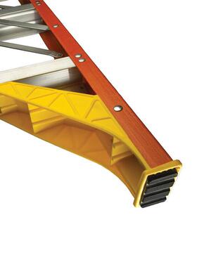 稳耐(w梯ernGHE1er)折T6204CN叠双侧人字玻璃钢梯子.2米四步梯绝