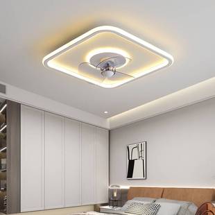 客厅风扇灯简约现代大气大厅主灯带风扇家用智能卧室吸顶电风扇灯