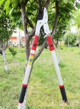 园林工610剪具粗枝剪SK5伸枝缩弯口铝合金大力绿化修园林园艺剪