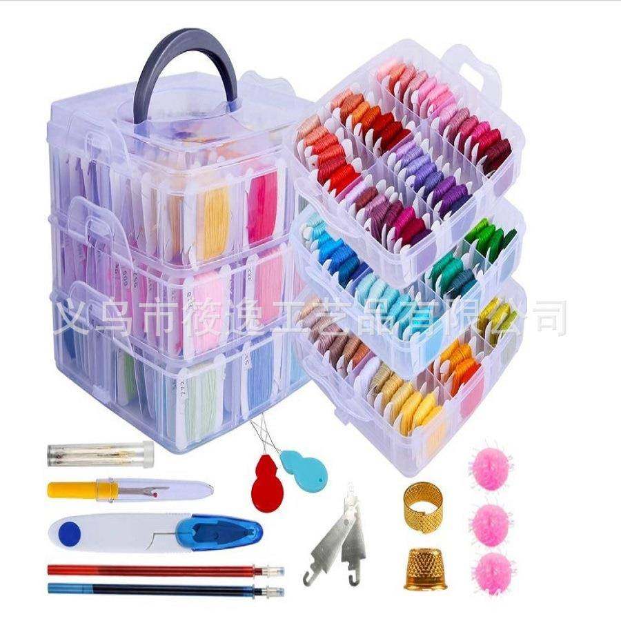150色刺绣线配收纳盒配纸盒刺绣套装初学者入门工具套装,鲜花速递/花卉仿真/绿植园艺,割草机/草坪机,淘宝优惠券,粉丝福利购,淘宝优惠卷