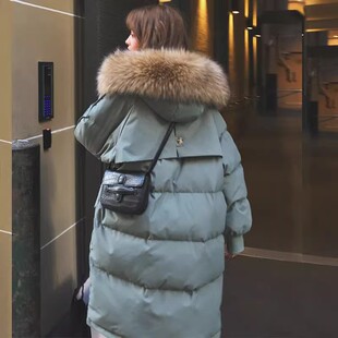 棉衣韩版 宽松面包服oversiz外套潮 ins港风原宿大码 棉服女冬中长款