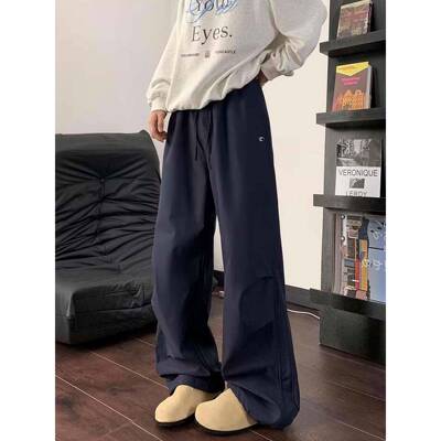 高个子加长青色阔腿LTJ工装秋冬加登藏绒女加美UHK式户外厚冲锋裤