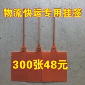 物流挂签塑料吊牌一体德邦物流挂牌标牌尼龙锁扣带标签牌封条扎带