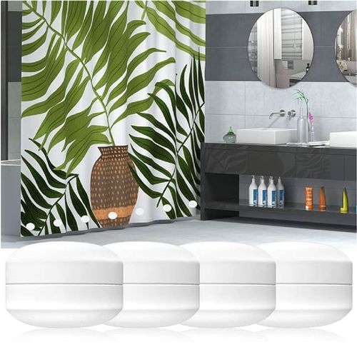 面包型浴帘承重坠防飘加重坠窗帘下摆加重防水耐腐蚀磁吸免打孔