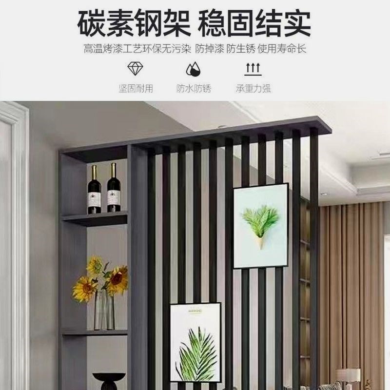 入户玄关柜客厅隔断简约现代正对门屏风一体小户型门厅装饰柜酒柜