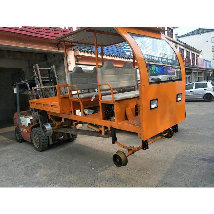 铁路用轨道运输车 载重2吨遥控轨道车 电动四轮平板车地爬车