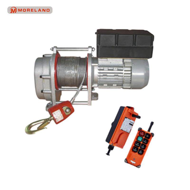 国产微型起重商场专用电动吊钩 吊广告牌专用葫芦220V钢丝绳葫芦