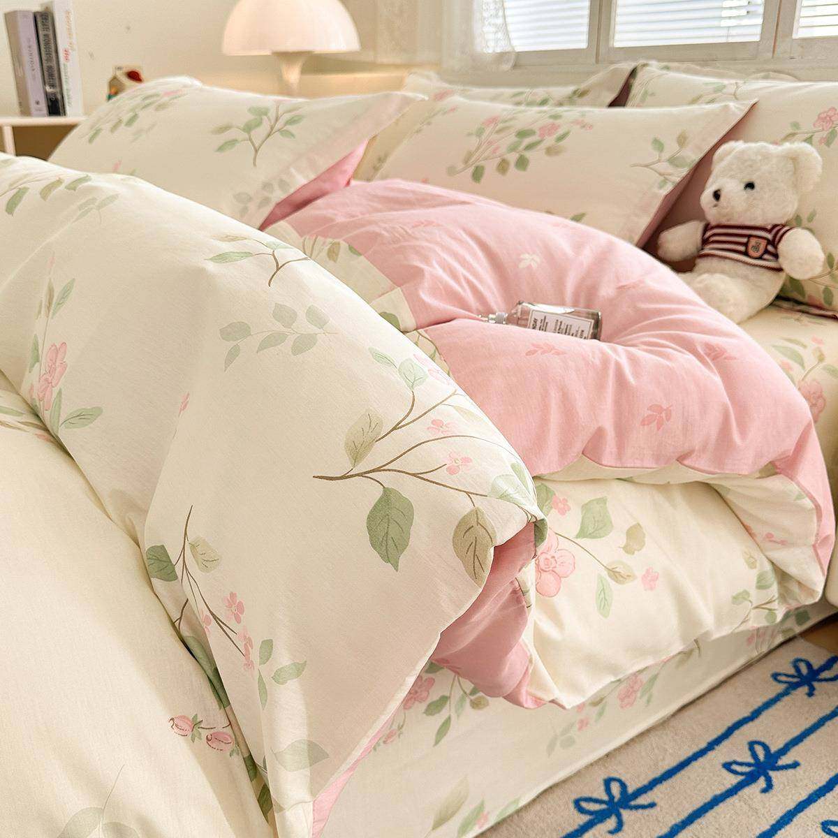 2025新款纯棉被套单件100全棉被罩被单150x200x230单人床上四件套