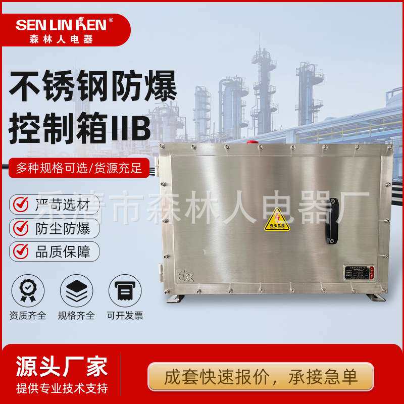 不锈钢防爆控制箱IIB照明动力配电箱仪表控制箱监控防爆箱