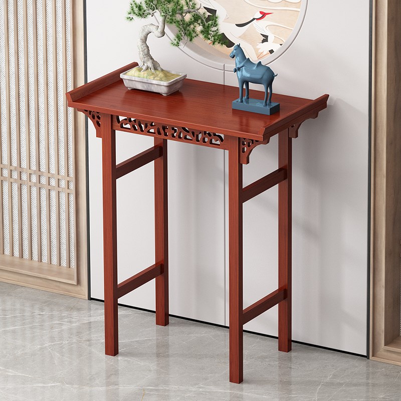 中式婚礼桌子靠墙玄关桌订婚桌婚庆公司复古长条案条几供桌玄关台