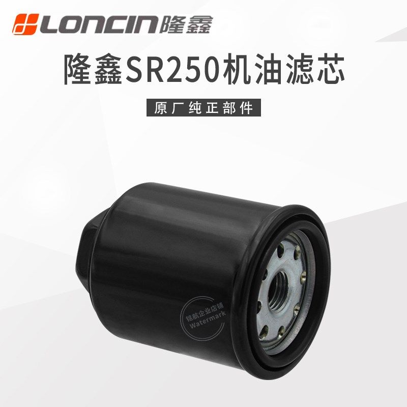 隆鑫LX250T无极CU250 SR250GT踏板车原装精滤器 机油格 机油滤芯