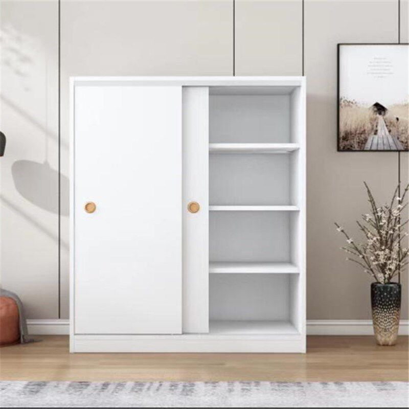 儿童矮小型小衣柜落地式占地 矮衣柜1米2高超薄衣柜深40cm小户型