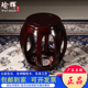 酸枝木鼓凳仿古中式 实木圆凳鼓墩坐墩古筝凳客厅红木沙发茶几矮凳