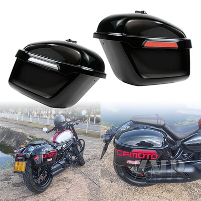 适用春风450clc春风250边箱边包复古改装件后尾箱不变形带锁