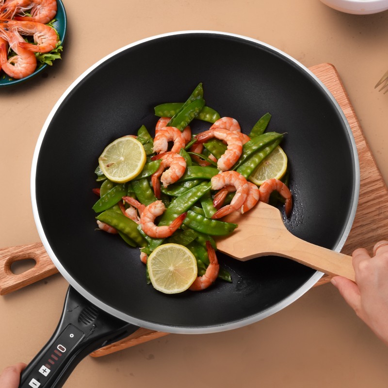 电炒锅家用多功能电炒菜炒锅一体式不粘锅宿舍插电大功率爆炒电锅